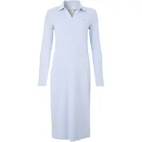 Calvin Klein Ls Woven Label Dress Casual Blue Taglia: XS | Abiti in T-Shirt Outlet | Donna | Blu