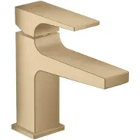 Hansgrohe Metropol mitigeur monocommande pour lavabo 100, poignée, vidage par pression, pour lavabo à main, saillie 127mm, 32500140, 32500140
