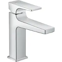 Hansgrohe Mitigeur monocommande de lavabo Metropol 110, avec béqu'ille, vidage escamotable, saillie 135mm, 32506000, 32506000