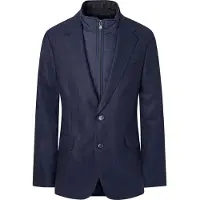Hackett London per uomo. HM443291 Sformato di mare americano (40/34), Casual, Da sera, Lana, Classico, Manica lunga, Navy