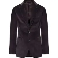 Hackett London per uomo. HM470544 Blazer in cordoncino elasticizzato marrone (36/32), Casual, Da sera, Cotone, Classico
