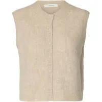 Selected Gilet A Maglia Donne Grigio S
