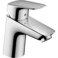Hansgrohe Logis Mitigeur de lavabo, ComfortZone70, sans garniture découlement, saillie 107mm, 71071000, 71071000