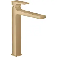 Hansgrohe Metropol mitigeur monocommande pour lavabo 260 avec poignée, vidage par poussée, pour cuvettes de lavabo, saillie 204mm, 32512140, 32512140