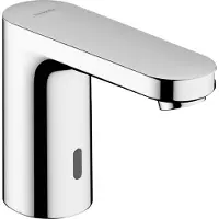 Hansgrohe Vernis Blend Mitigeur électronique de lavabo pour eau froide ou pré-mélangée Raccordement au réseau 230 V Chrome, saillie 112 mm, 71504000, 71504000