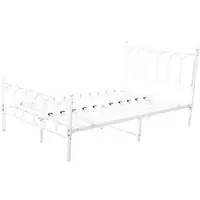 OKWISH Letto pieghevole 90×200 con materasso, letto da giorno con sollevamento idraulico, striscia LED, letto per adolescenti con illuminazione LED e porta USB, bianco