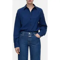 Closed Fitted Shirt & Blouses Dark Blue Taglia: XS | Magliette intime Outlet | Donna | Blu