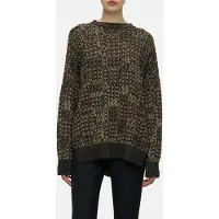 Closed Crew Neck Long Sleeve Knits Biscotti Brown Taglia: XXS | Maglioni a maglia Outlet | Donna | Marrone