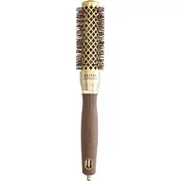 Olivia Garden Expert Blowout Shine Spazzola per capelli oro e marrone 25 mm — Spazzola per capelli