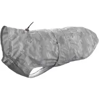 Hunter Waterproof Jacket Huka To Go Cappottini per cani (Rücken 40 cm - Hals 30-56 cm, Bauch 40-63 cm, silber / reflektierend)