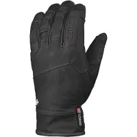 Snowlife - Guanti in cuoio impermeabile - Spirit Leather DT Glove Black per Uomo - Taglia S - Nero