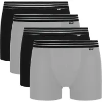 Dim Boxer ECODIM COTON X 4 uomini - Nero - T2