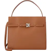 DKNY Milan Borsa a spalla Vera Pelle 31 cm marrone