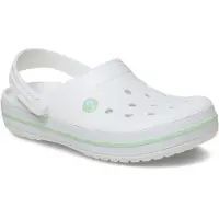 Crocs Crocband Sandali (M6 / W8, bianco/grigio)