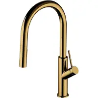 Omnires BEND BE6455GL Rubinetto per lavello, dorato