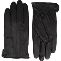 Strellson Guanti Vera Pelle nero