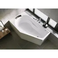 Riho Yukon baignoires d'angle, variante Plug&Play, 1 place, 160x90x62cm, 175 Betteres, blanc, B009012005, B009012005