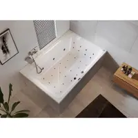 Riho Castello Baignoires rectangulaires, avec système Bliss, 2 places, 180x120x51cm, 335 Betteres, blanc, B064011005, B064011005
