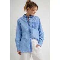 Josephine & Co Doris Blouse Light Blue Stripe Taglia: 34 | Maglie a manica lunga Outlet | Donna | Blu