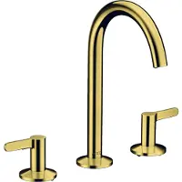 Hansgrohe AXOR One robinetterie de lavabo 3 trous 170 avec vidage Push-Open, saillie 140mm, 48050990, 48050990