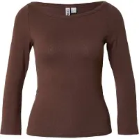 Pieces Top Con Maniche A 3/4 | Marrone | XL