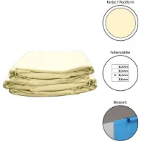 Waterman Lamina di ricambio per piscina rotonda 300x110 cm - Spessore 0,4 mm - Bordo con orlo - Colore sabbia