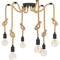 Eglo Lampada a sospensione Rampside, 6 portalampada
