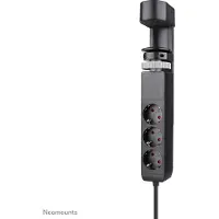 NeoMounts Presa multipla - USB-C + USB-A - AC 230 V - 3680 Watt - ingresso, ingresso tipo F - connessioni in uscita