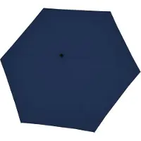 Doppler Ombrello pieghevole Fiber Micro Flat blu navy — Ombrello