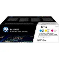 HP Toner 128A (CF371AM) - 3 colori Multipack