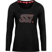 Ssi Maglietta A Maniche Lunghe Da Donna Logo