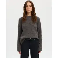Selected Pullover A Maglia Donne Grigio L