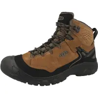 Keen Targhee IV Mid WP Scarpe da trekking Uomo (48, marrone/nero)
