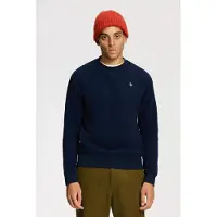 Shiwi Kyle Relaxed Fit Coral Logo Sweater Blue Dark Navy Taglia: XXL | Maglioni a maglia Outlet | Uomo | Arancia