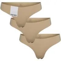 Pieces Tanga | Beige | XL