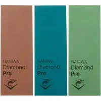 Naniwa Diamond Pro pietre per affilare, granulometria 400, 1000, 3000