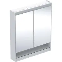 Geberit ONE armoire de toilette avec ComfortLight, 2 portes, montage apparent, avec niche, 75x90x15cm, 505.832.00.2, 505.832.00.2