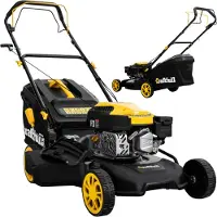 Craftfull Rasaerba a benzina CR-139-30 | semovente - rasaerba a benzina - rasaerba - larghezza di taglio di 46 cm con 7 impostazioni di altezza - 2,9 kW 4 CV | 144 cm³
