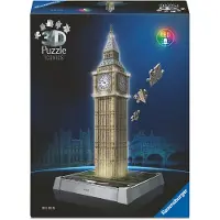 Ravensburger Puzzle 3d Big Ben Con Luce A Led 216 Pezzi