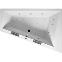Riho Doppio Baignoire, asymétrique, avec système Joy, 2 places, 180x130x48cm, 315 Betteres, blanche, B034006005, B034006005