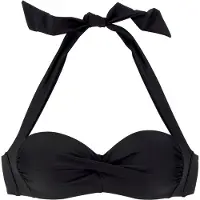 LASCANA Top per bikini nero