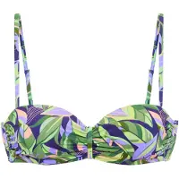 s.Oliver Top per bikini marino / abete / lavanda
