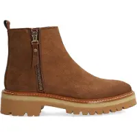 Alpe per donna. 548311 Stivaletti in pelle marrone nordica (38), Basso, Stringhe, Casual