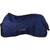 Bucas Outdoordecke 50g Therapy Turnout Light Therapiedecke Navy/Orange 135