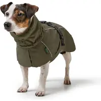 Hunter Nordby Coat Cappottini per cani (Rücken 35 cm - Hals: 30-40 cm, olivgrün)