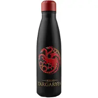 Cinereplicas Bottiglia D´acqua Metal House Targaryen 500ml 7x26.5 Cm