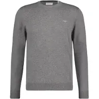 Gant per uomo. 8030561 Maglione girocollo classico in cotone grigio (S), Casual