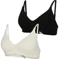 Mamalicious Reggiseno da allattamento 'MLLeyla Feed Me' nero / bianco