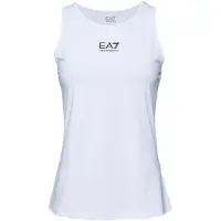 Emporio Armani per donna. 7W000314_AF14524 Maglietta bianca Top Tennis Pro (M), Bianco, Sportivo, Sportswear, Multisport, Viscosa, Senza maniche / cing