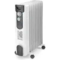 Olimpia Splendid CaldoRad 9 Indoor Grigio, Bianco 2000 W termoventilatore ad olio